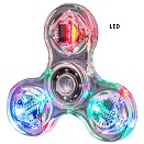 LED fidget spinner finger toy