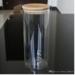 Transparent Glass Food Storage Canisters