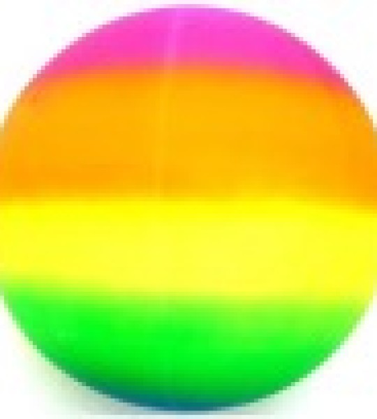 Inflated Rainbow Neon Play Balls