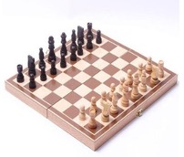 Folding Wooden Chess Set